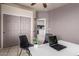 Bright office space with modern decor, tile flooring, and a view to the rest of the home at 14216 N Saguaro Blvd # A, Fountain Hills, AZ 85268
