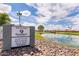 Welcome to SunBird Golf Resort sign, highlighting clubhouse, restaurant and golf shop amenities with pond view at 1642 E Palm Beach Dr, Chandler, AZ 85249