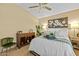 Bright bedroom features neutral walls, carpet and a decorative dresser at 16648 W Adams St, Goodyear, AZ 85338