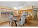 Charming kitchen featuring a breakfast nook with a round table and padded chairs at 16648 W Adams St, Goodyear, AZ 85338