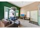 Bright living room showcasing a large window, comfortable sofas, and stylish decor at 17017 N 12Th St # 2117, Phoenix, AZ 85022