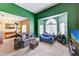 Open-concept living room with comfortable seating and plenty of natural light at 17017 N 12Th St # 2117, Phoenix, AZ 85022