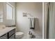 Cozy bathroom with modern fixtures, decorative touches, and a walk-in shower at 25946 W Cat Balue Dr, Buckeye, AZ 85396