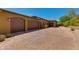 Paver driveway featuring 3-car garage and long driveway at 26156 N 88Th Way, Scottsdale, AZ 85255