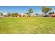 Beautiful view of the neighborhood with lush green space and well-maintained landscaping at 3134 E Mckellips Rd # 139, Mesa, AZ 85213