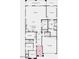 Detailed floor plan showcases a spacious layout with bedrooms, kitchen, and a two-car garage at 3524 N 103Rd Ave, Avondale, AZ 85392