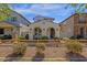 Charming single-Gathering home with a cozy front porch and well-maintained landscaping at 3828 S Verbena Ave, Gilbert, AZ 85297