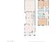 Detailed floor plan showcasing the layout of the home's living spaces and bedrooms at 3828 S Verbena Ave, Gilbert, AZ 85297