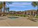 Inviting community spa area with comfortable seating and lush landscaping at 3828 S Verbena Ave, Gilbert, AZ 85297