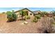 Backyard with desert landscaping including rocks, cacti, and bushes at 4617 W Alicia Dr, Laveen, AZ 85339