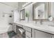 Updated bathroom featuring modern fixtures, vanity, and a bathtub-shower combo at 5015 E Cheyenne Dr # 31, Phoenix, AZ 85044