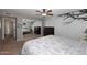 Bedroom with carpet flooring, mirrored closet, and closet at 5634 N 39Th Ave, Phoenix, AZ 85019