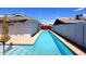 Backyard swimming pool is perfect for cooling off on hot days at 5634 N 39Th Ave, Phoenix, AZ 85019