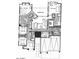 Detailed floor plan showcasing the layout of the home, including dimensions and room arrangements at 621 W Desert Ave, Gilbert, AZ 85233