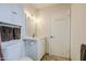 Bathroom with a white vanity, decorative lighting, and storage cabinet at 964 Leisure World --, Mesa, AZ 85206