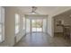 Bright dining area with tiled floors, large window, and an open view to the landscaped backyard at 964 Leisure World --, Mesa, AZ 85206