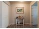 Inviting entryway featuring new flooring and decor with plenty of closet space at 10177 E La Palma Ave, Gold Canyon, AZ 85118