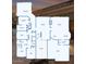 Detailed floor plan showcasing the layout of the home, including bedrooms, bathrooms, kitchen, and living spaces at 10907 E Bella Vista Dr, Scottsdale, AZ 85259