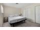 Bedroom features a bed with closet at 15407 N 2Nd St, Phoenix, AZ 85022