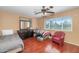 Bedroom features natural light, hardwood floors, and ample storage at 17819 N 46Th Dr, Glendale, AZ 85308