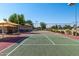 Well-maintained community volleyball courts, perfect for outdoor activities and social gatherings under clear skies at 19942 N 108Th Ave, Peoria, AZ 85373