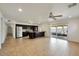 Open floor plan that connects the kitchen to the patio for indoor/outdoor enjoyment at 233 E Cairo Dr, Tempe, AZ 85282