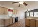 Well-lit kitchen featuring light wood cabinets, modern appliances, and hardwood floors at 2807 W Gregory St, Apache Junction, AZ 85120