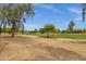 Picturesque golf course view, featuring mature trees and rolling green hills in a tranquil setting at 3131 E Legacy Dr # 1057, Phoenix, AZ 85042