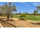 Scenic view of a well-manicured golf course with mature trees under a bright blue sky at 3131 E Legacy Dr # 1057, Phoenix, AZ 85042