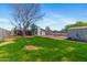 Expansive backyard with green lawn and mature trees, ideal for outdoor activities and relaxation at 3243 E Sheridan St, Phoenix, AZ 85008