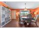 Cozy dining room featuring stylish lighting and a classic table set at 3243 E Sheridan St, Phoenix, AZ 85008