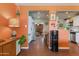 Stylish dining room connecting to the kitchen, ideal for Gathering meals and entertaining at 3243 E Sheridan St, Phoenix, AZ 85008