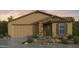 Charming single-Gathering home with a stone facade and a two-car garage, perfect for modern living at 3808 S Buttercup --, Mesa, AZ 85212