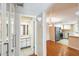 Hallway featuring a bathroom, kitchen and dining area at 4850 E Desert Cove Ave # 240, Scottsdale, AZ 85254