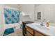 Bathroom featuring a bathtub, shower, toilet, sink, and vanity at 648 W Cobblestone Dr, Casa Grande, AZ 85122