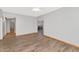 Bright living area showcasing hardwood floors at 648 W Cobblestone Dr, Casa Grande, AZ 85122