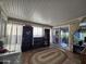 Comfortable living room area with large sliding glass doors and bright natural light at 650 N Hawes Rd # 4123, Mesa, AZ 85207