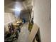 Spacious garage offering ample storage for vehicles and other equipment, awaiting your personal touch to organize at 7139 E Arcadia Cir, Mesa, AZ 85208