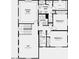 Second floor plan showcasing primary suite, two additional bedrooms, a bathroom, and a laundry room at 7837 E Raleigh Ave, Mesa, AZ 85212