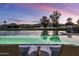 Relaxing pool and lake view at 8312 N Golf Dr, Paradise Valley, AZ 85253