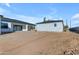 View of home with newly finished exterior and expansive backyard at Xxx S Hunt Hwy, Queen Creek, AZ 85142