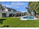 Expansive backyard with pool, outdoor kitchen and patio, ideal for entertaining and relaxation at 10360 N 98Th St, Scottsdale, AZ 85258