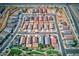 Aerial view of the neighborhood showcasing the layout and surrounding area at 1122 E Meadowbrook Dr, Casa Grande, AZ 85122