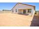 Spacious backyard with ample potential for landscaping, outdoor activities, and creating your dream oasis at 1123 E Meadowbrook Dr, Casa Grande, AZ 85122