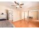 Bright, carpet-free bedroom with mirror closets at 12221 W Bell Rd # 362, Surprise, AZ 85378