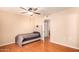 Neutral bedroom with ceiling fan and closet access at 12221 W Bell Rd # 362, Surprise, AZ 85378