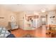 Spacious living room seamlessly connects to the kitchen, offering a functional layout and seating at 12221 W Bell Rd # 362, Surprise, AZ 85378