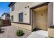 Front entry with a security door and desert landscaping at 1265 S Aaron -- # 277, Mesa, AZ 85209