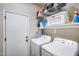 Convenient laundry room equipped with washer and dryer at 1265 S Aaron -- # 277, Mesa, AZ 85209