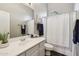 Cozy bathroom with modern fixtures, shower and tub combo at 1360 S Camellia Ct, Chandler, AZ 85286